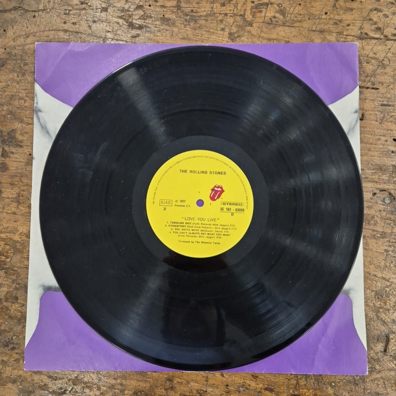 LP The Rolling Stones- Love You Live 3C 162-63081 ITALY 1977 Musica Vinile Rock