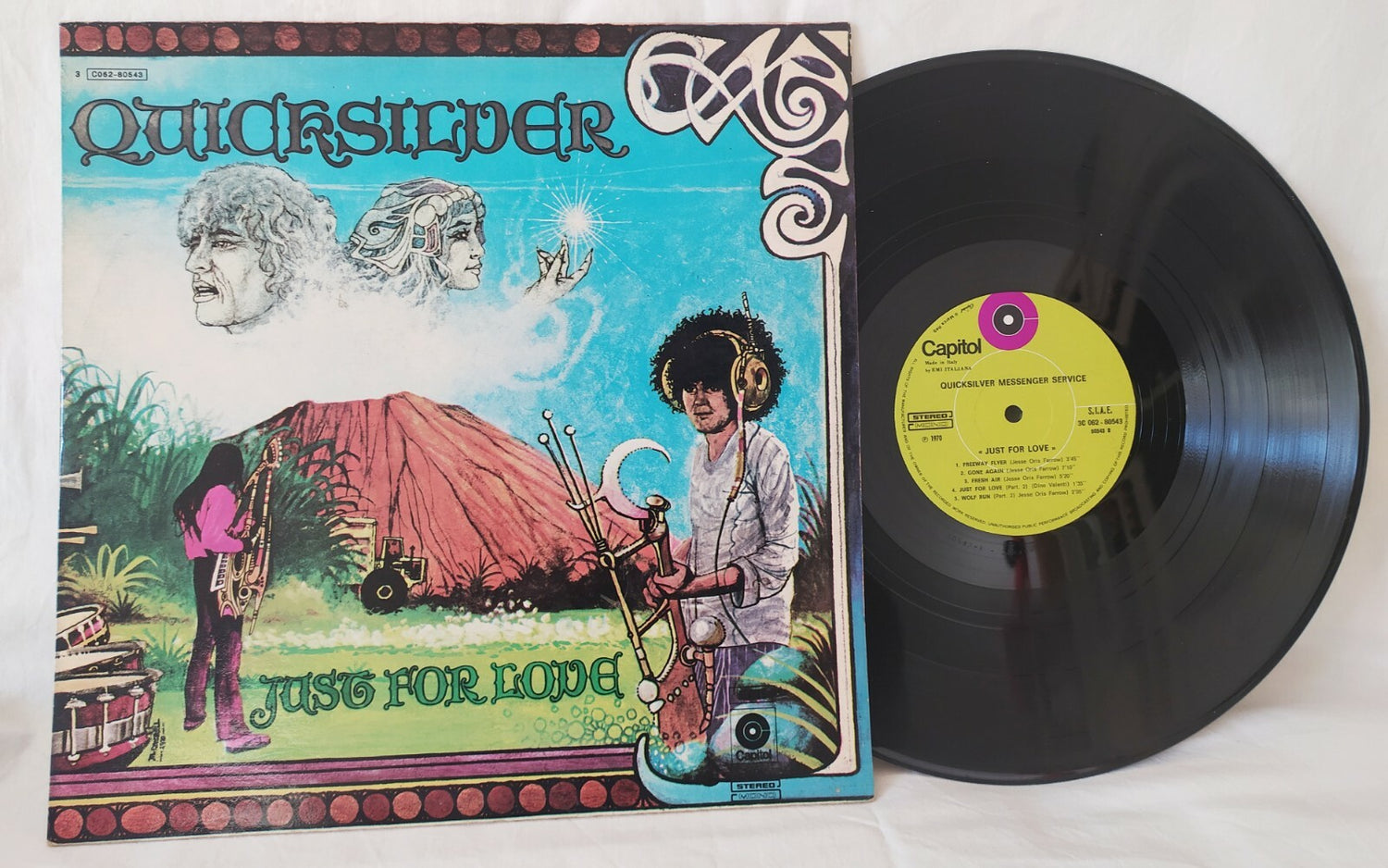 LP QUICKSILVER MESSENGER SERVICE JUST FOR LOVE 1979 3C 062 80543