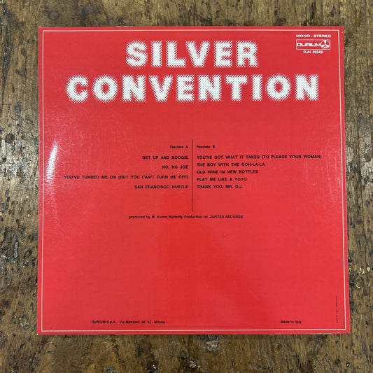 LP Silver Convention Made In Italy D.AI 30-249 Funk Soul Disco Vinile 12”