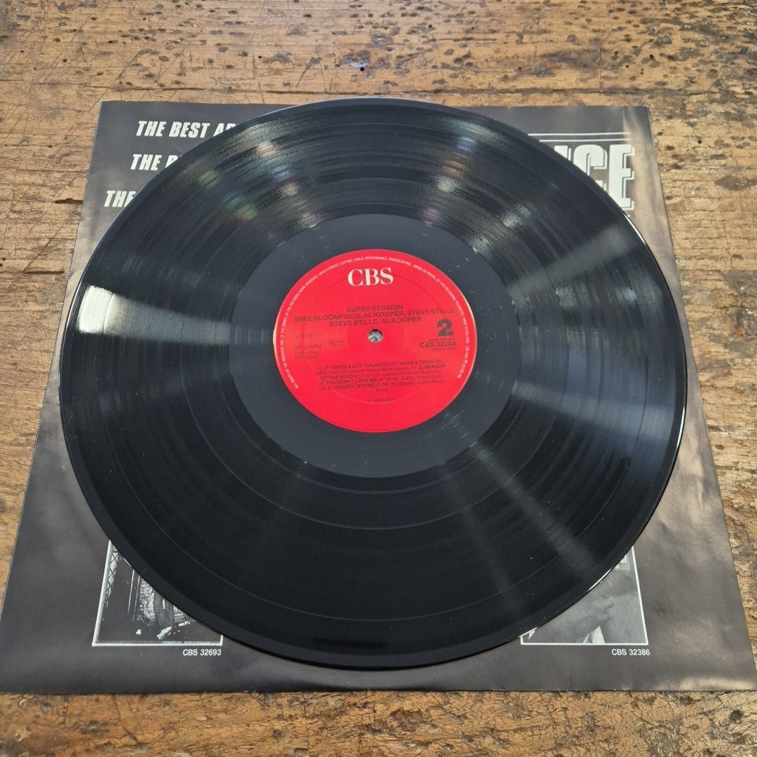 LP Super Session Mike Bloomfield Al Kooper Steves Stills CBS 32208