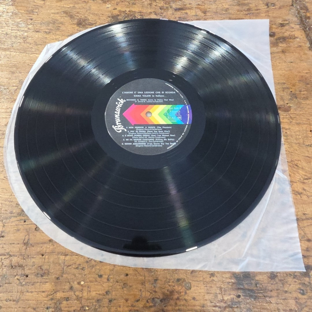 LP Dana Vàlery- L'amore È Una Lezione Che Si Scorda BL 750001 Made In Italy 1973