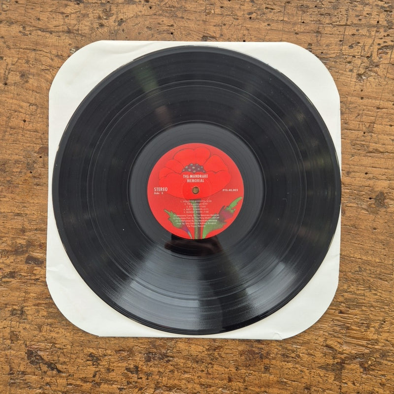 LP The Mandrake Memprial - Poppy PYS-40,002 Vinile Musica Rock Psichedelica