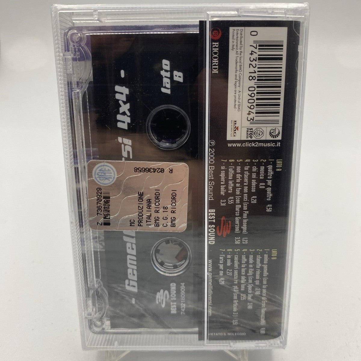 MUSICASSETTA Tape SS Gemelli Diversi – 4X4 Hip Hip Italy Rare Sigillato