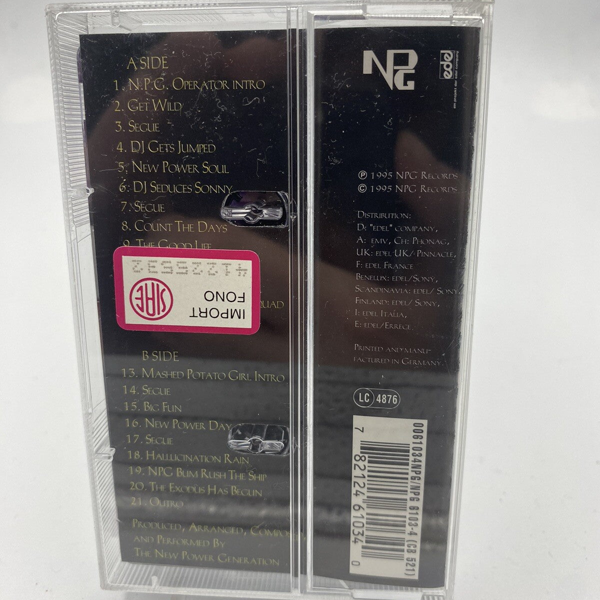 MUSICASSETTA Tape VG NPG – Exodus 1995 Elettronica Soul