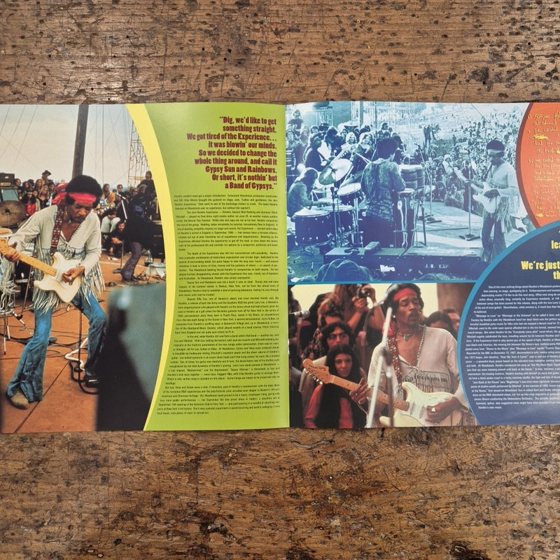 LP The Jimi Hendrix Experience - Live At Woodstock MCA3-11987 Psychedelic Rock