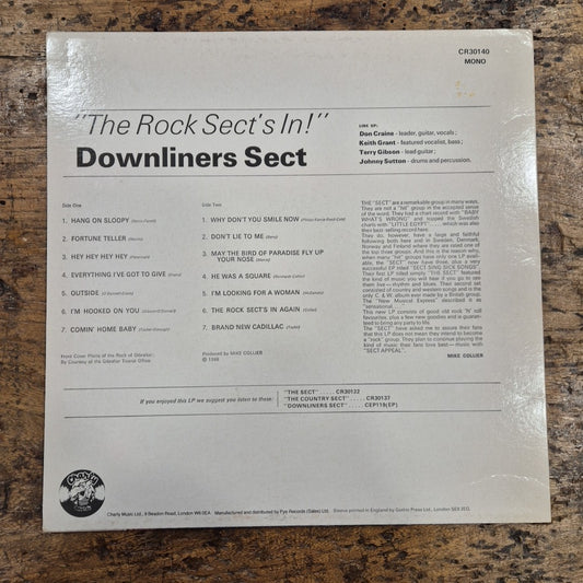LP The Rock Sects In - Downliners Sect CR 30140 1976 Musica Rock Garage Vinile