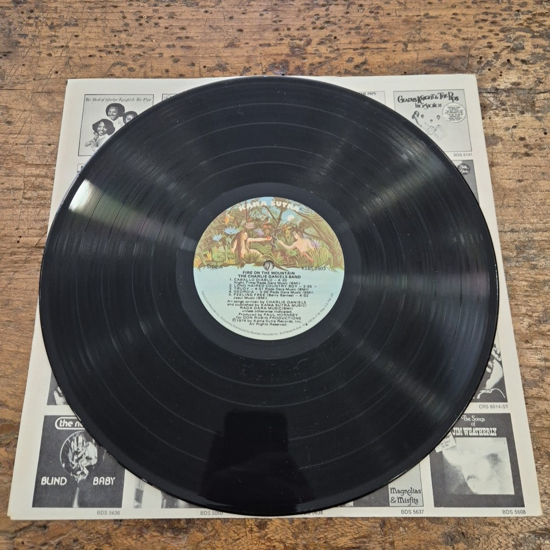 LP The Charlie Daniels Band - Fire On The Mountain KSBS 2603 Rock Vinile