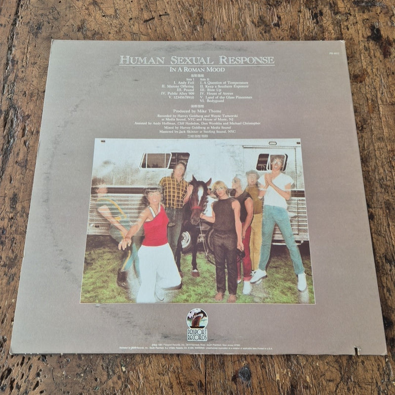 LP Human Sexual Response - In A Roman Mood PB 6012 Musica Rock Pop Vinile
