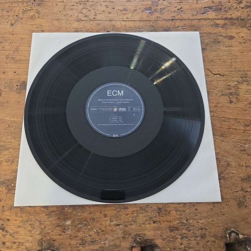 LP  Various - Così Lontano...quasi Dentro 837 111-1 Jazz Vinile 1989 Made In Ger
