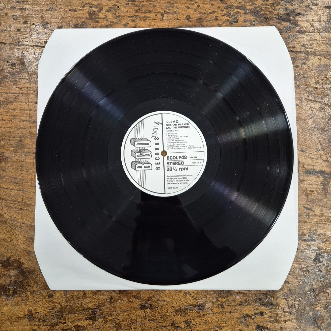 LP Graham Parker And The Rumor Hiwling Wind 6360 129 Musica Rock New Wave Vinile