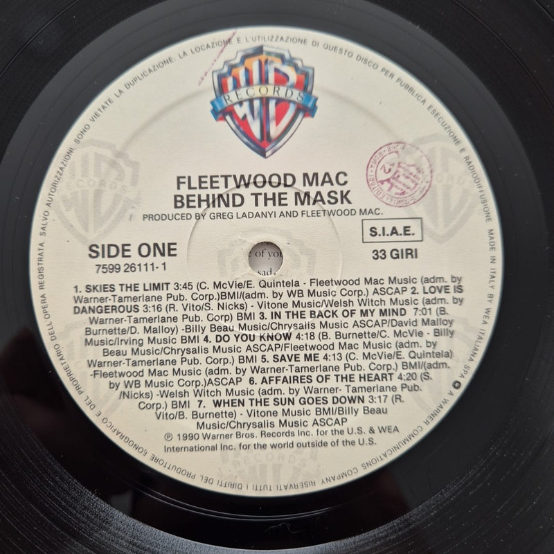 LP Fleetwood Mac - Behind The Mask 7599 26111-1 Musica Pop Rock Vinile