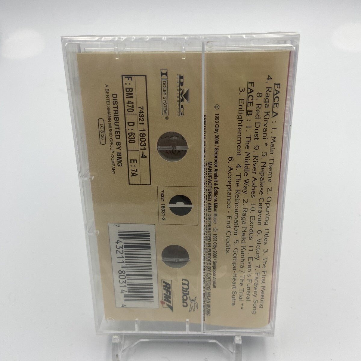 MUSICASSETTA Tape SS Ryuichi Sakamoto – Little Buddha Elettronica Folk Stage
