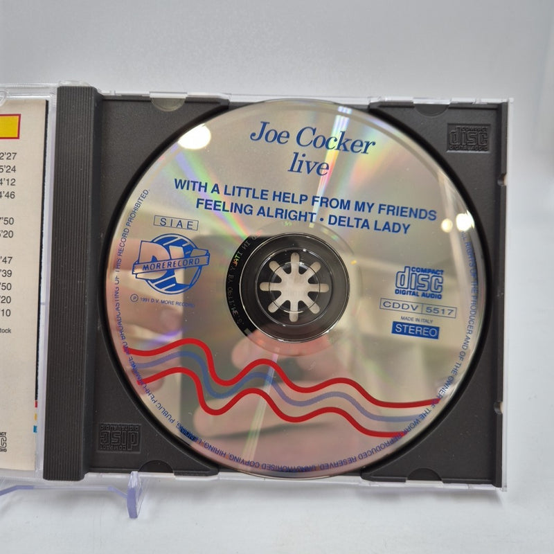 CD rock Joe Cocker Live CDDV 5517 The Letter Delta Lady Feeling Alright