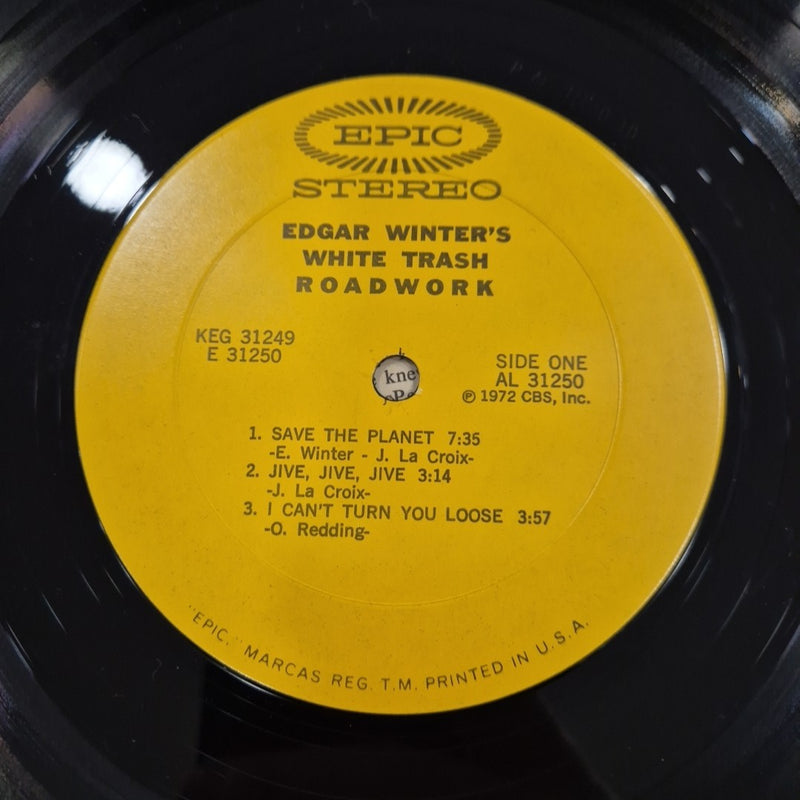 LP Edgar Winter's White Trash Roadwork KEG 31249 Electronic Rock Vinile