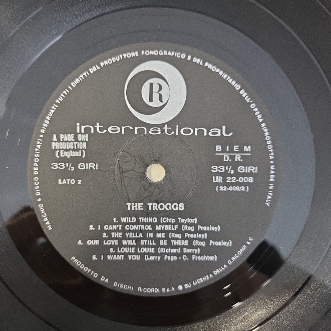 LP The Troggs - The Troggs LIR 22-008 Rock  Music