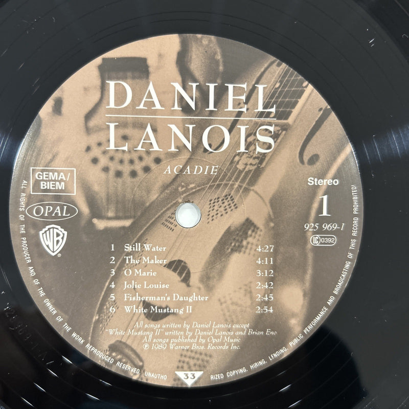 LP Daniel Lanois - Acadie 925 969-1 Vinile 1989 New Indie Rock Electronic