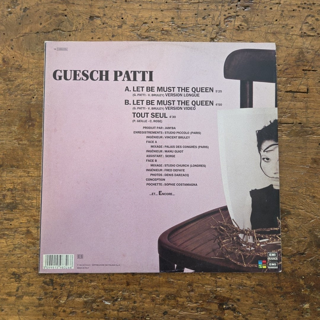 LP Guesch Patti - Let Be Must Be The Queen 14 1598326 1989 Musica Pop Vinile
