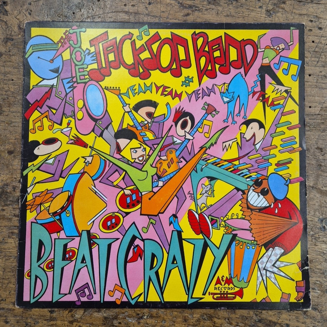 LP Joe Jackson Band - Beat Crazy AMLH 64837 Made In Italy 1980 Rock Vinile