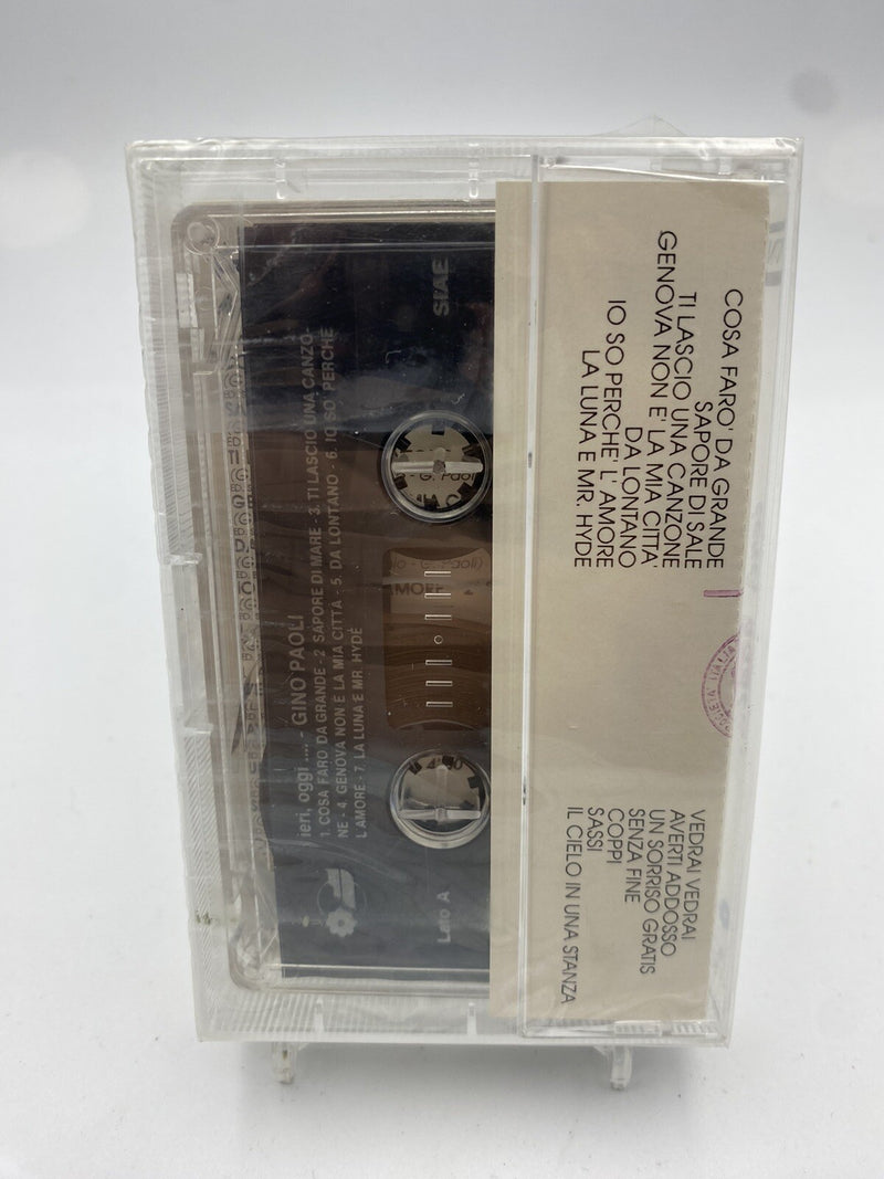 MUSICASSETTA Tape SS Gino Paoli - Ieri…oggi… Italy Vocal