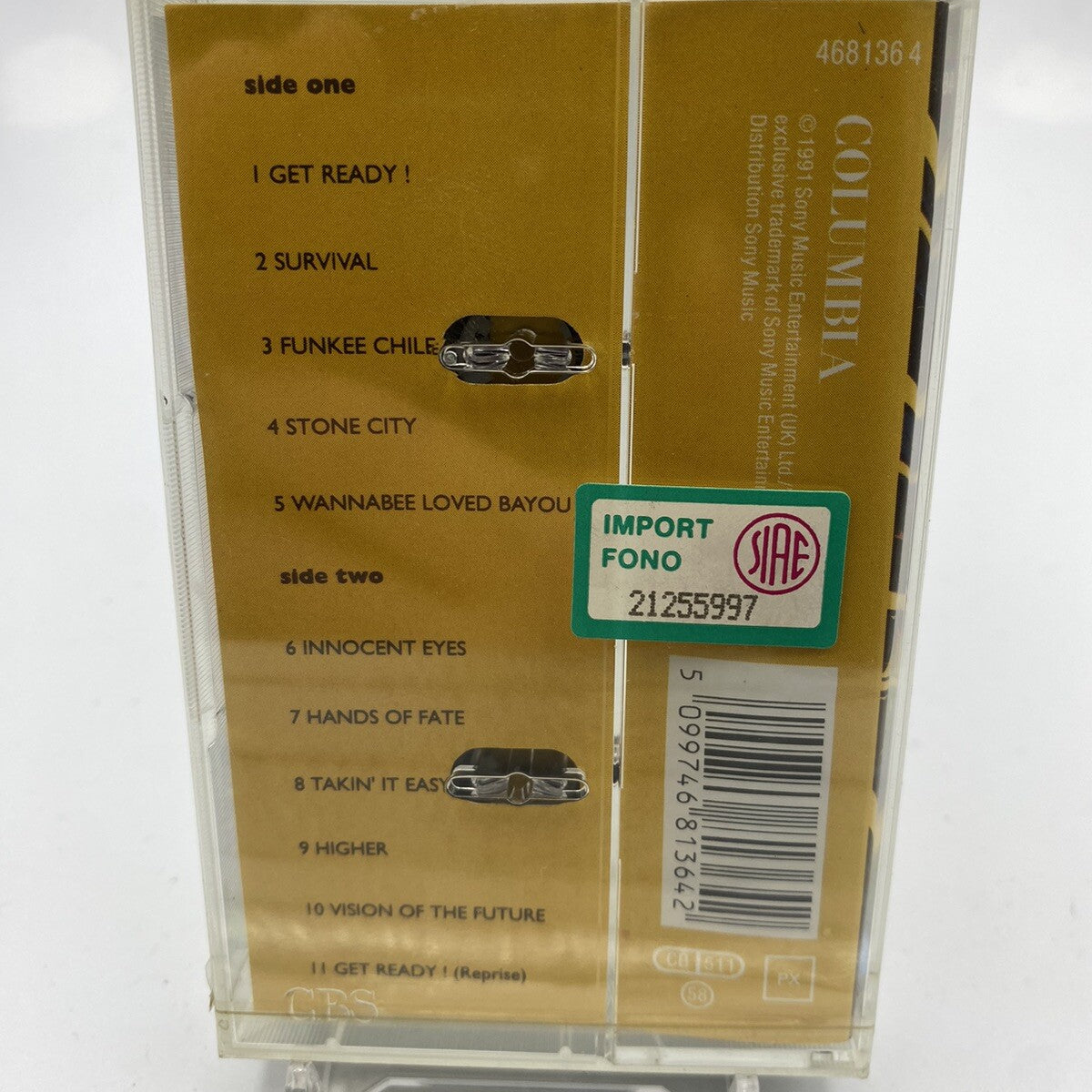 MUSICASSETTA Tape SS Roachford – Get Ready! 1991 Rock Soul