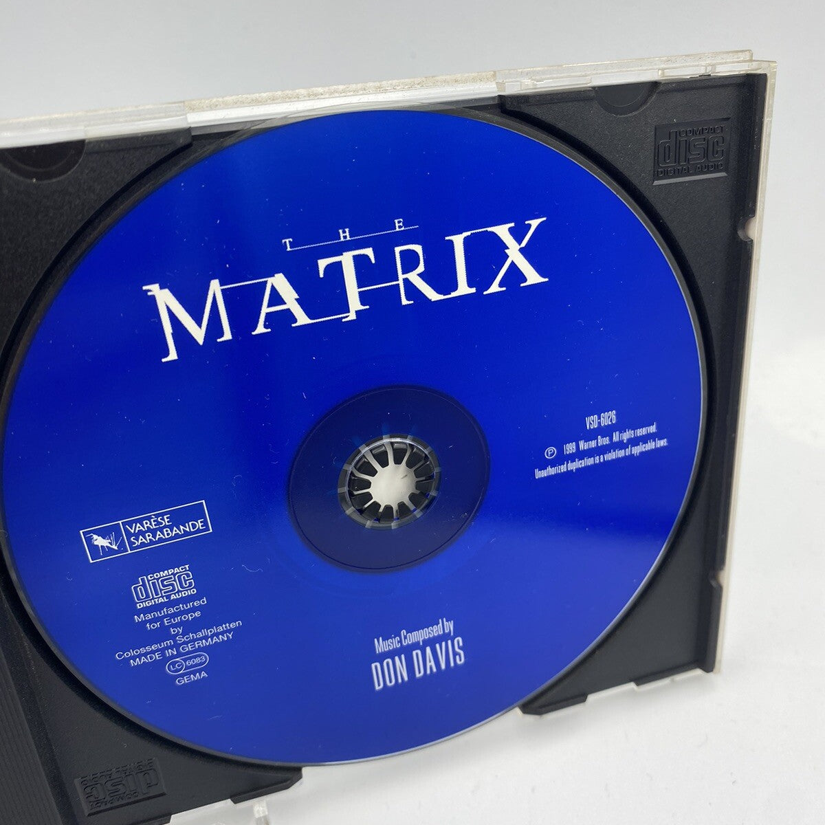CD Various  The Matrix (Original Motion Picture Score) Elettronic Stage