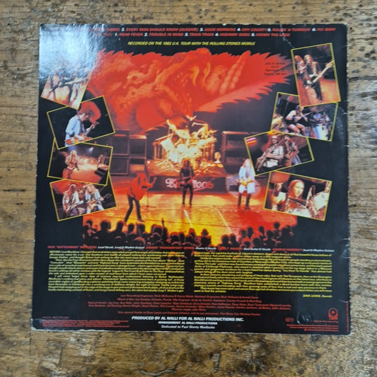 LP Blackfoot Highway Song Live ATC 50910 1982 Musica Rock Vinile