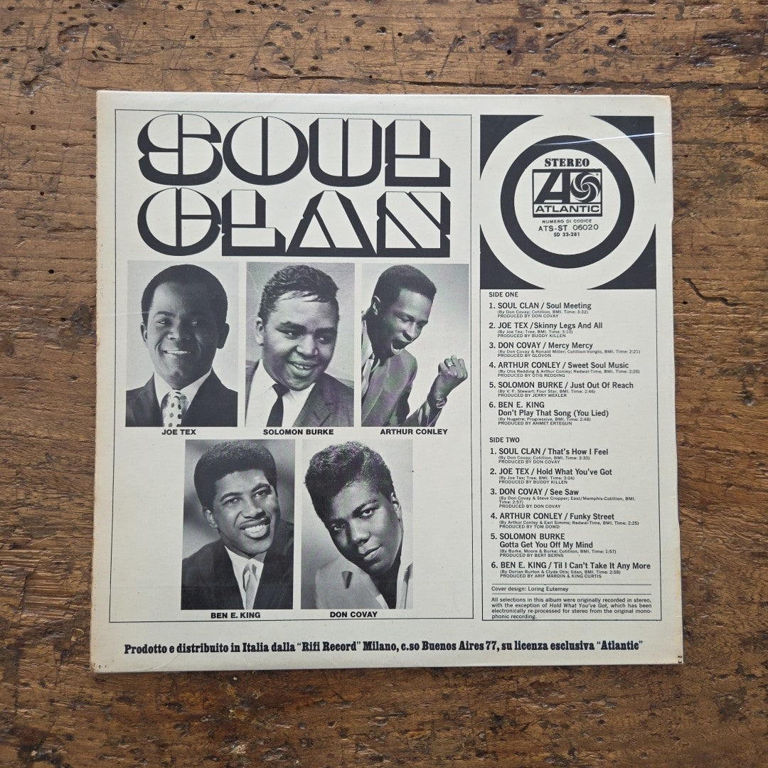 LP The Soul Clan - Soul Clan ATS ST 06020 Jazz  Vinile