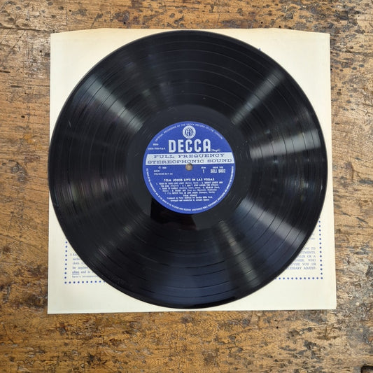 LP Tom Jones - Live In Las Vegas DECCA SKLI 5032 Musica Rock Vinile