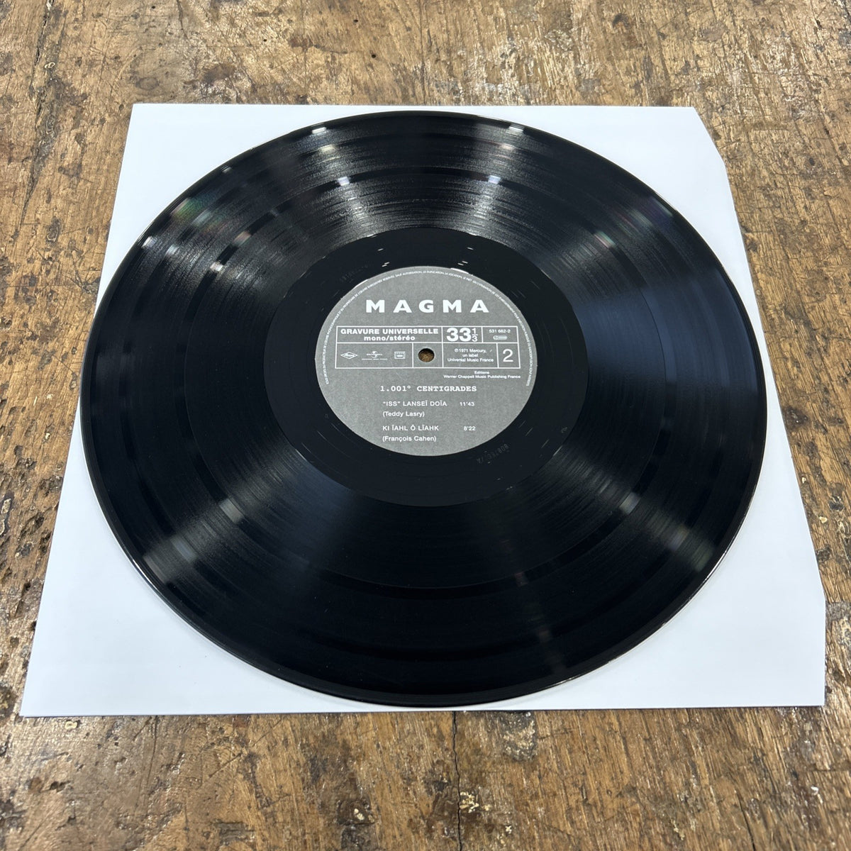 LP Magma - 1001 Centigrades 531 662-2 Vinile 2009 Jazz Prog Rock Progressive