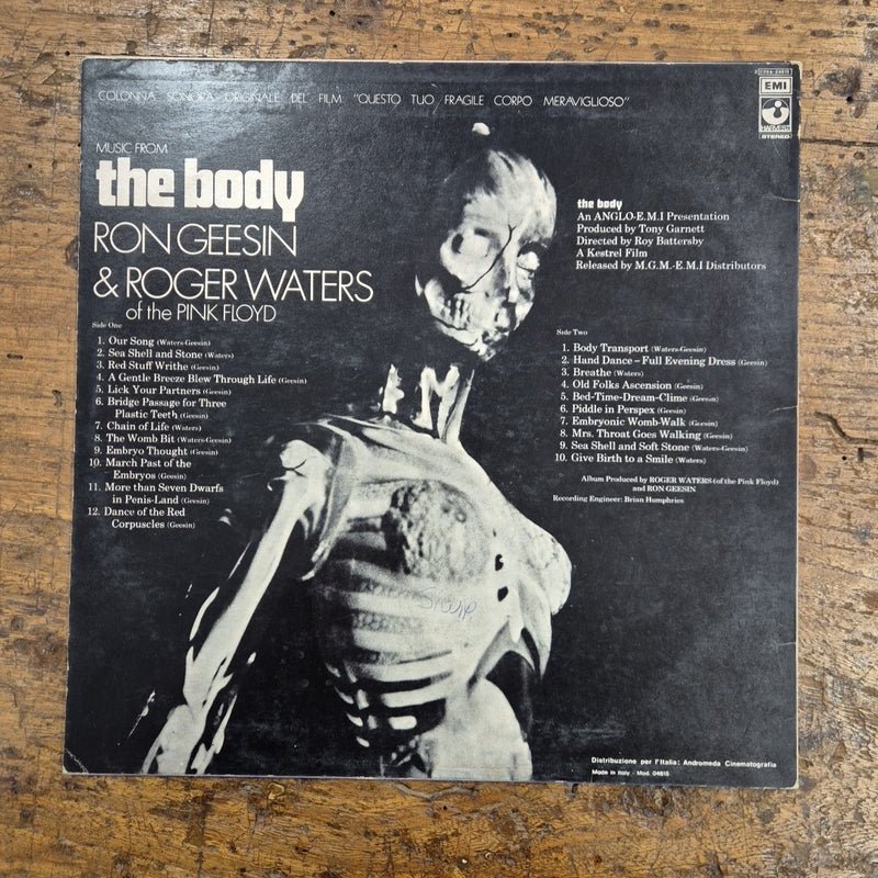 LP Ron Geesin Roger Waters - Music From The Body OST Pink Floyd 3C 064-04615