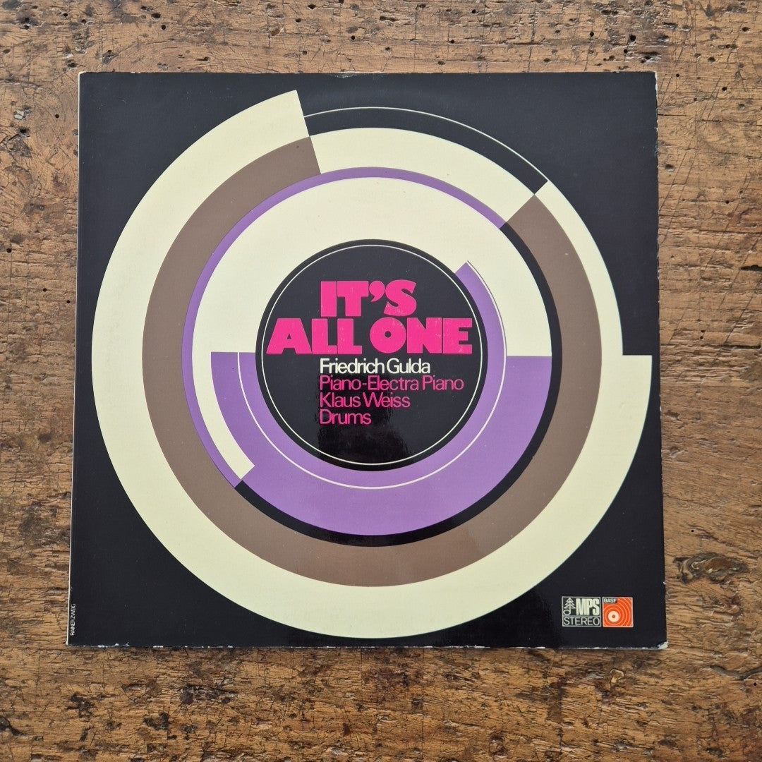 LP It's All One Friedrich Gulda Klaus Weiss CRM 730 Musica Jazz Vinile 12