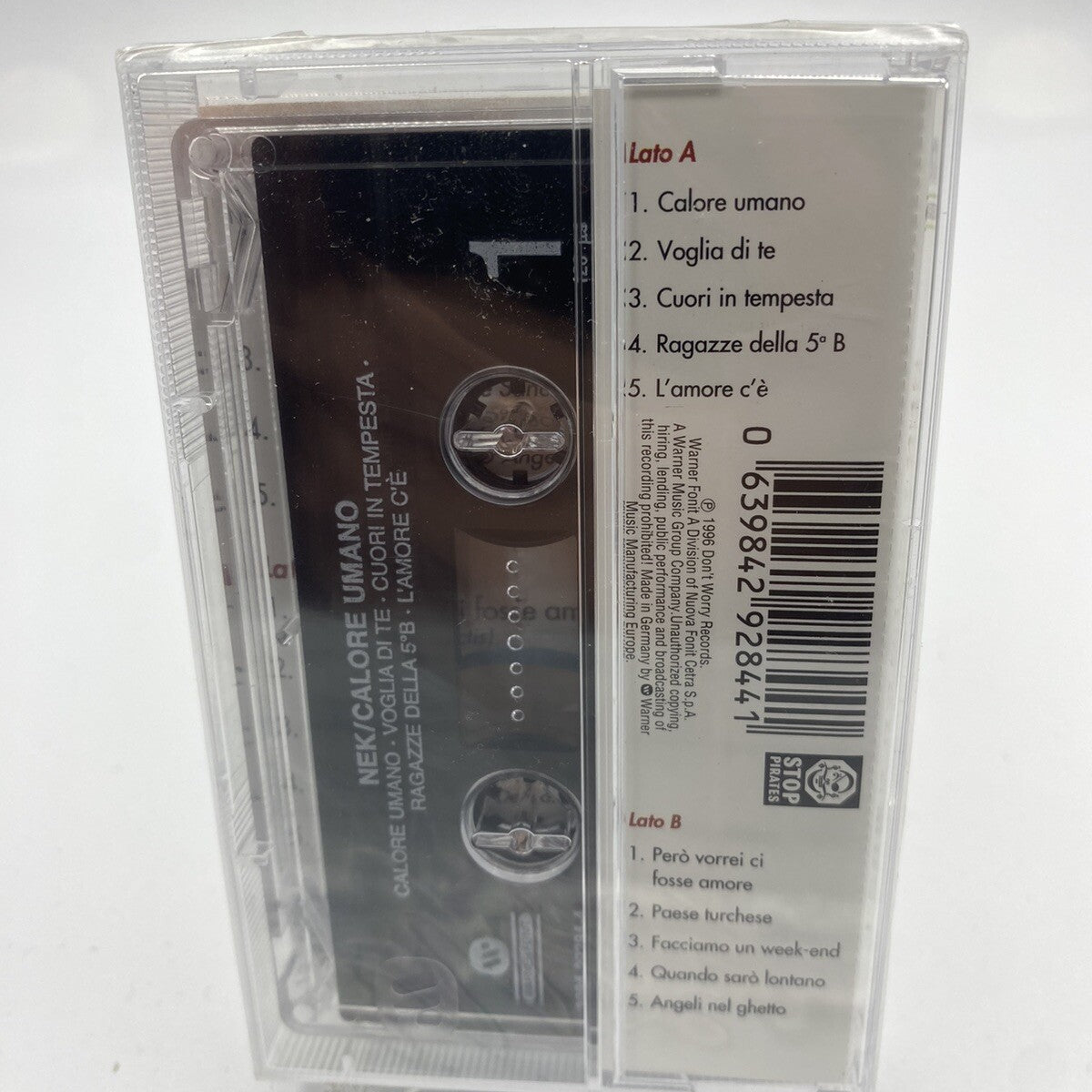 MUSICASSETTA Tape SS Nek Calore Umano Italy