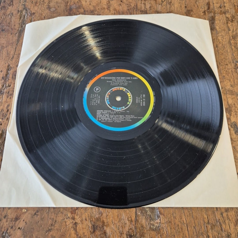 LP Fred Bongusto Un'occasione Per Dirti Che Ti Amo RDZ-ST 14202 Musica  Italiana