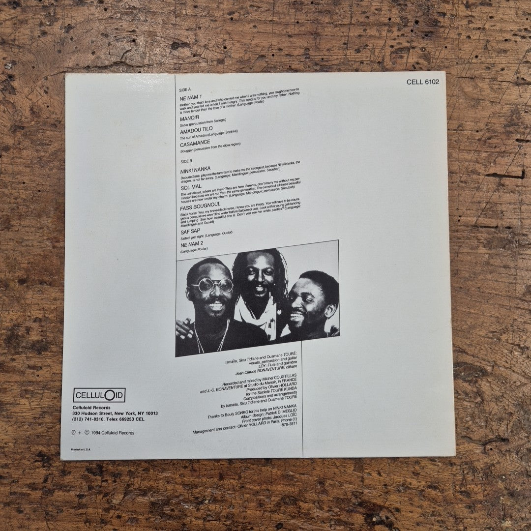 LP Toure Kunda - Casamance Au Clair De Lune CELL 6102 Musica African Vinile 12