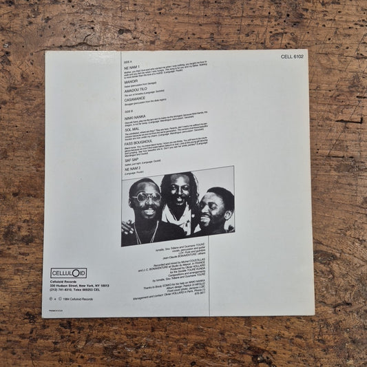 LP Toure Kunda - Casamance Au Clair De Lune CELL 6102 Musica African Vinile 12