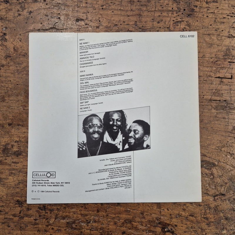 LP Toure Kunda - Casamance Au Clair De Lune CELL 6102 Musica African Vinile 12