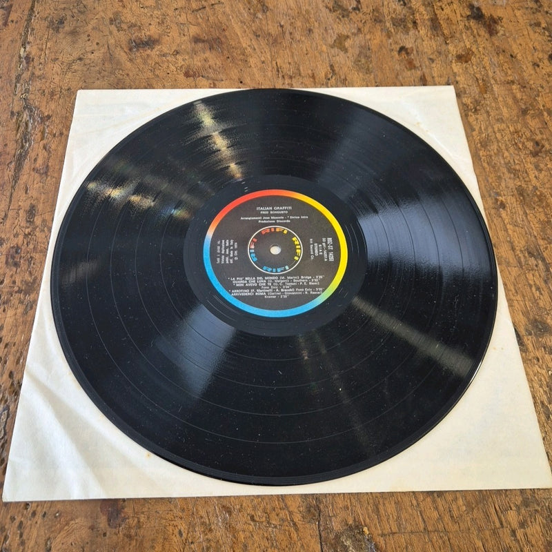 LP Fred Bongusto - Italian Graffiti RDZ-ST 14251 Musica Italiana Vinile Chanson