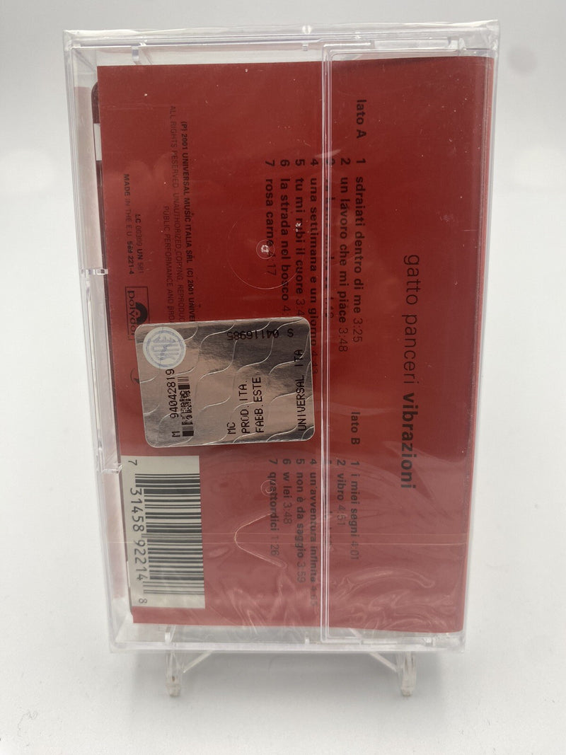 MUSICASSETTA Tape SS Gatto Panceri MC7 Vibrazioni Nuova Sigillata