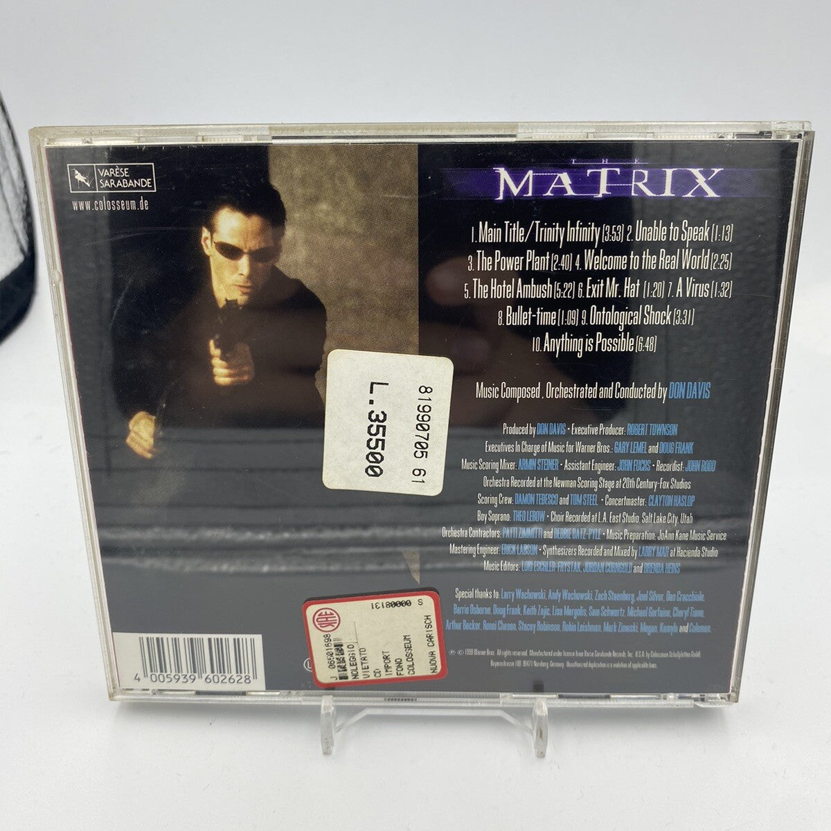 CD Various  The Matrix (Original Motion Picture Score) Elettronic Stage