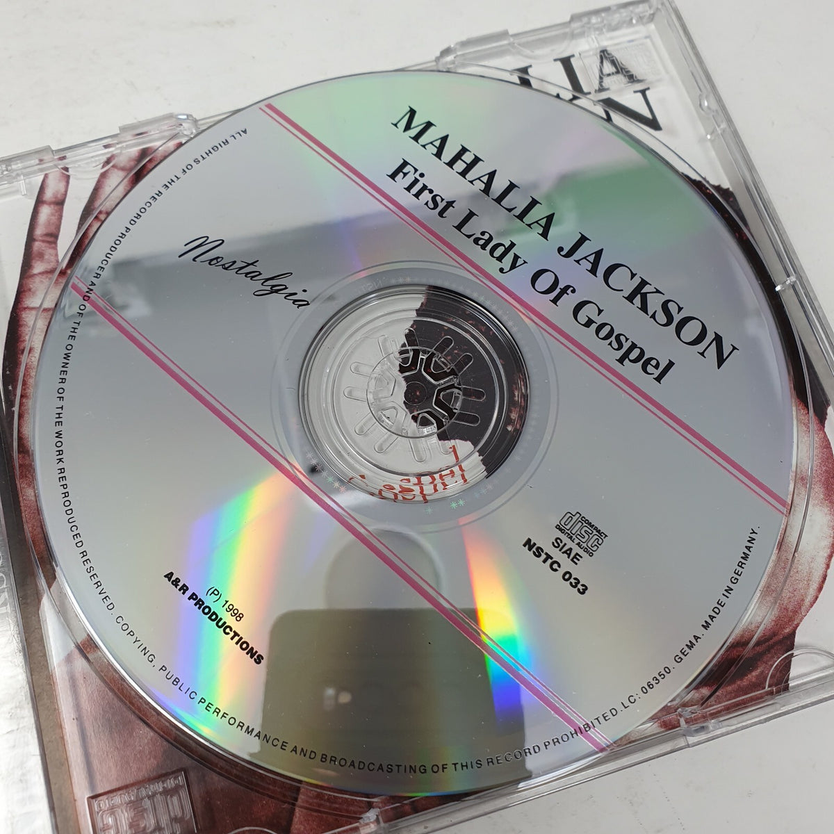 CD GOSPEL Mahalia Jackson – First Lady Of Gospel Nostalgia – NSTC033