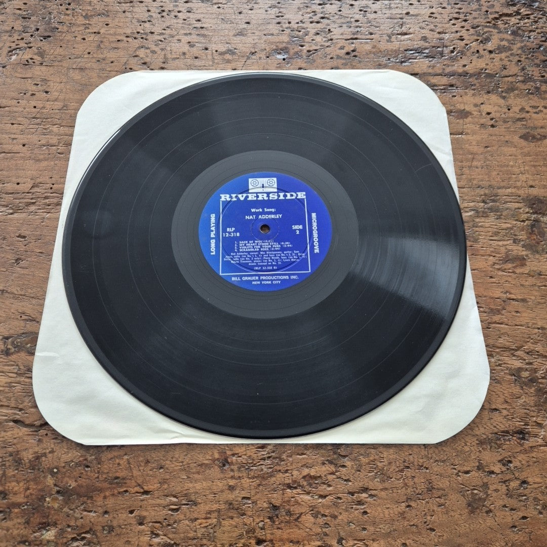 LP Nat Adderly Work Song RLP 12-318 Riverside Musica Jazz Vinile