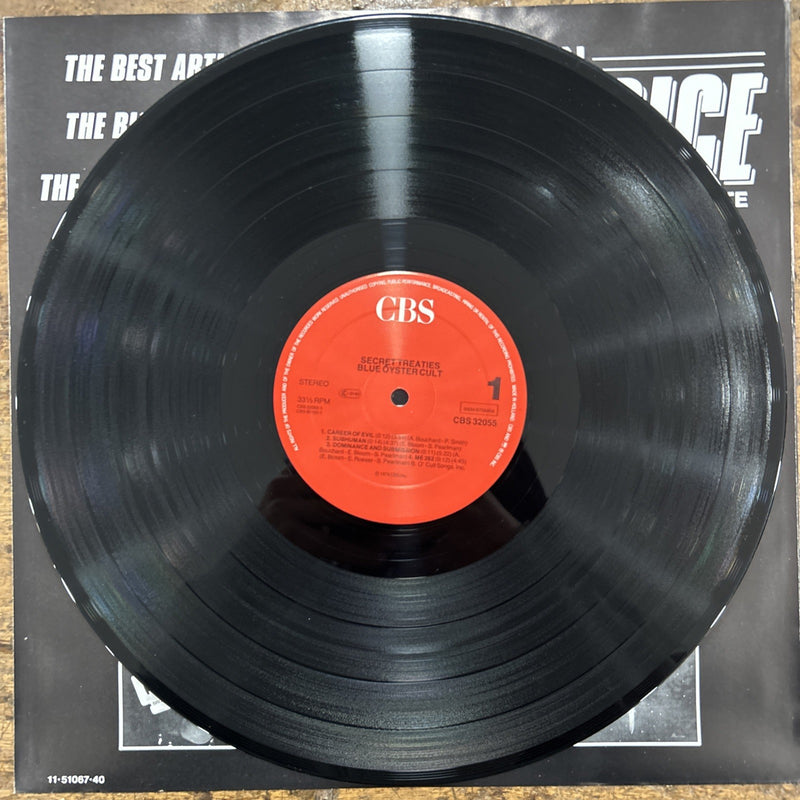 LP Blue Oyster Cult - Secret Treaties CBS 32055 Holland Vinile Musica Hard Rock