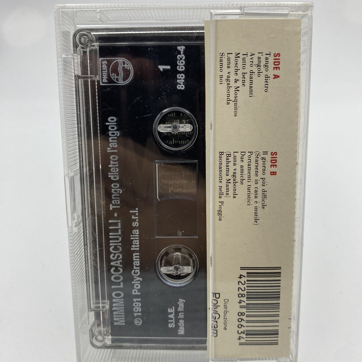 MUSICASSETTA Tape VG Mimmo Locasculli Tango Dietro L’angolo Italy