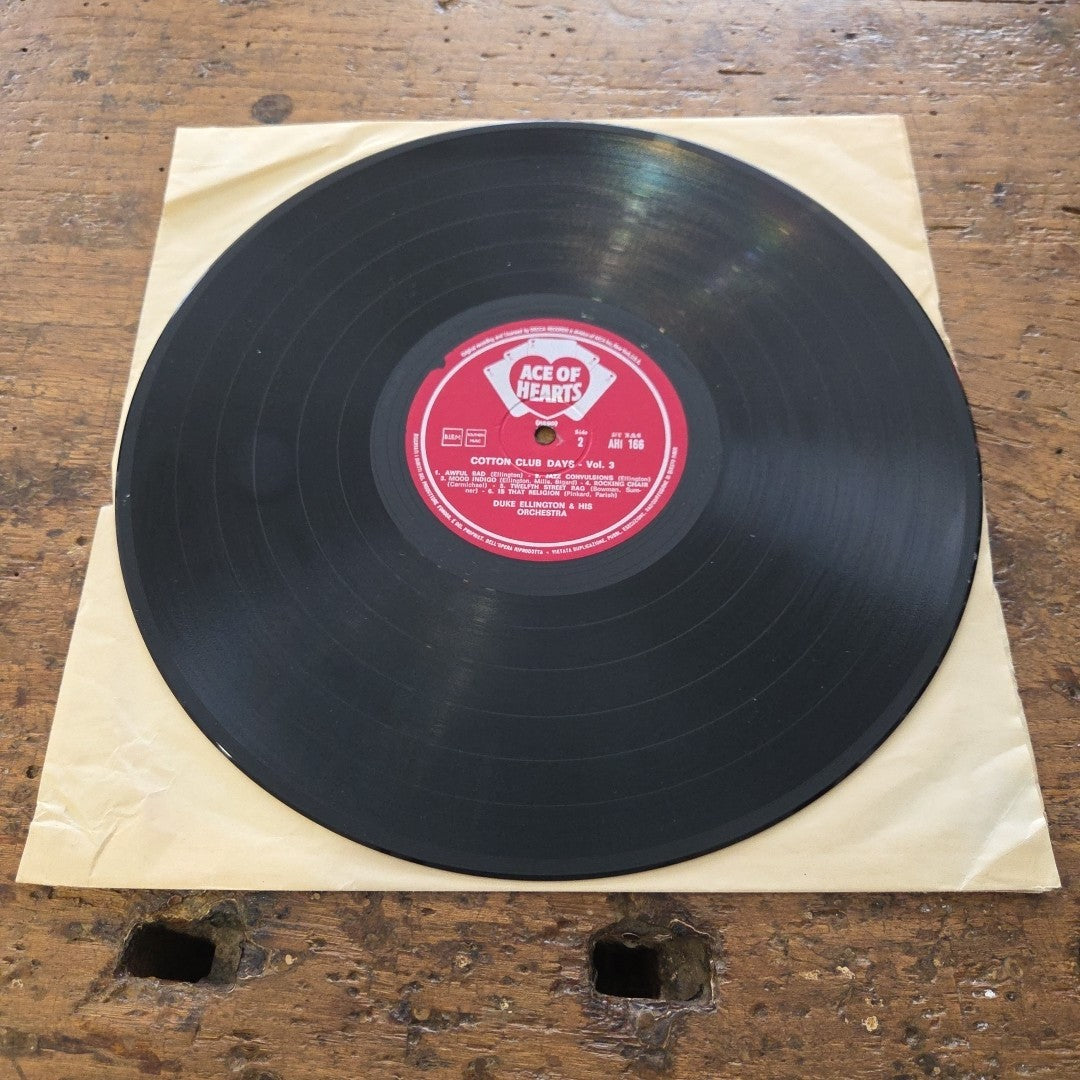 LP Duke Ellington - Cotton Club Days Vol.3 AHI 166  Jazz Vinile