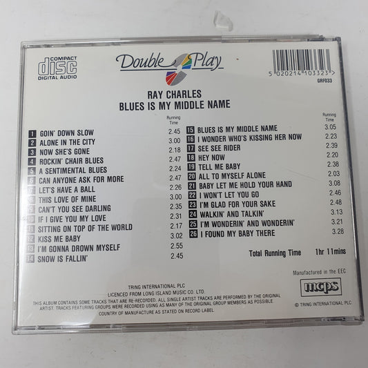 CD Ray Charles – Blues Is My Middle Name Double Play – GRF033