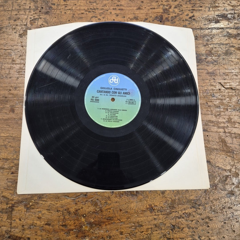 LP Gigliola Cinquetti Cantando Con Gli Amici FGL 5086 Musica Italiana Vinile 12