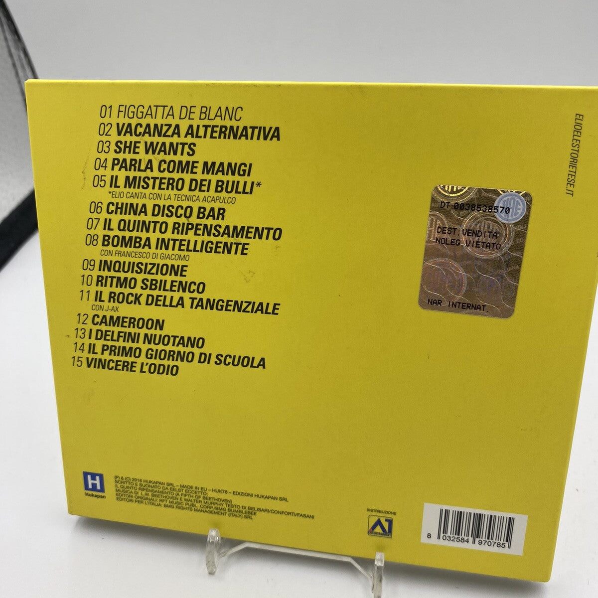 CD ELIO E LE STORIE TESE - FIGGATTA DE BLANC Italian Comedy