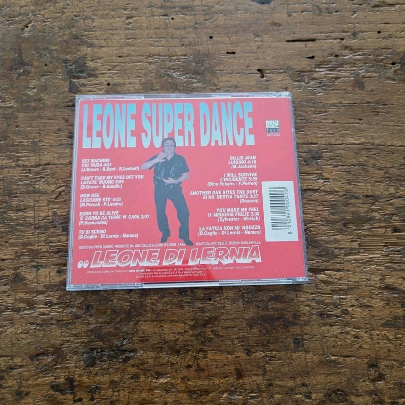 CD Leone Di Lernia - Leone Super Dance MTCD4 1992 Musica Disco Italiana