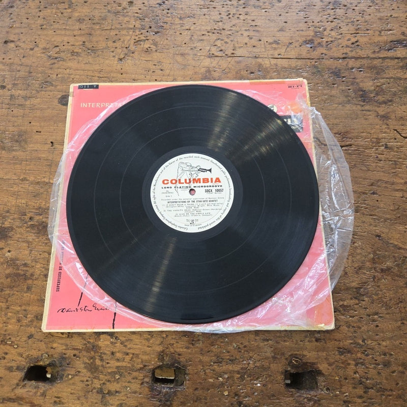 LP Interpretations By The Stan Getz Quintet - 33 CX 10057 Jazz Vinile 1953