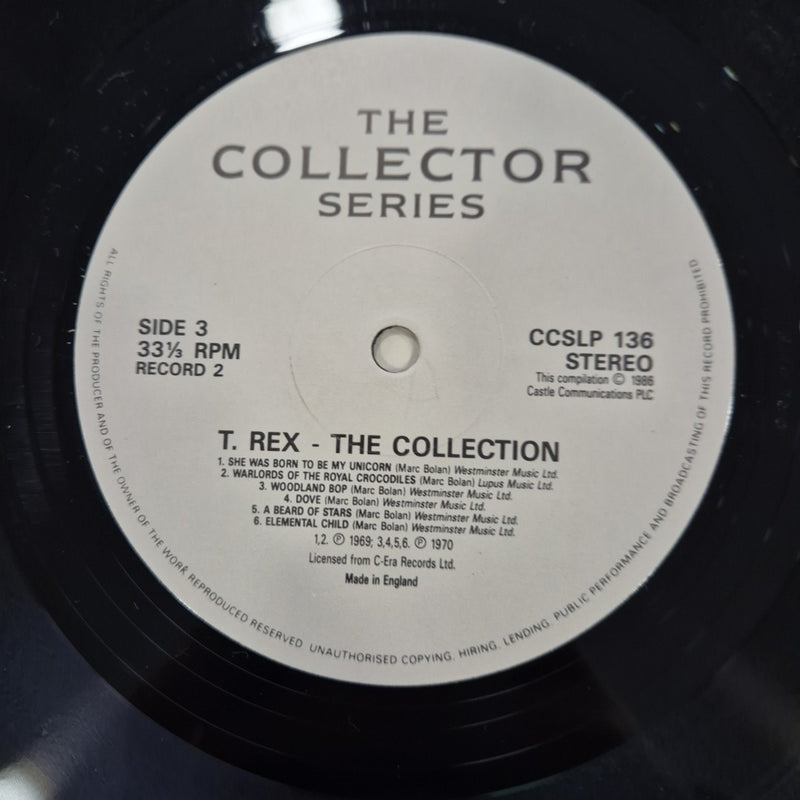 LP T-rex - The Collection CCSLP 136 Made In UK 1986 Musica Rock Vinile
